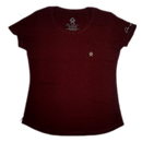 T-Shirt OX Básica Vinho Fem
