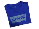 Camiseta Levi's® Azul Claro Masculina Manga Curta Gola Redonda