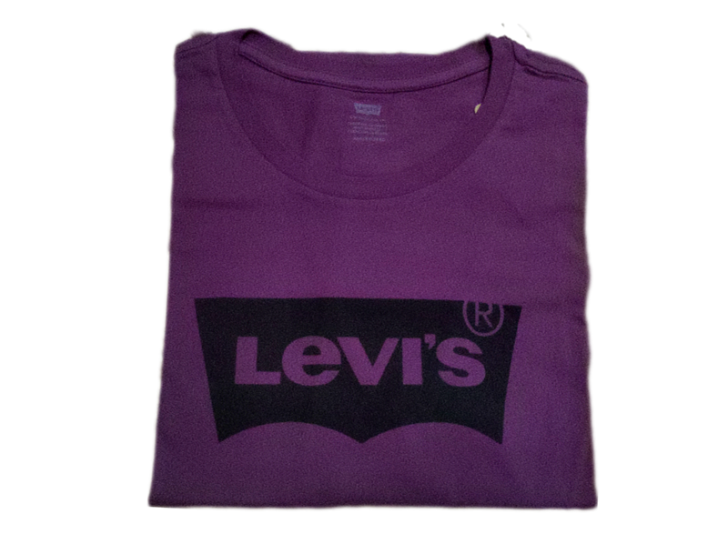 Camiseta Levi's® Roxa Masculina Manga Curta Gola Redonda