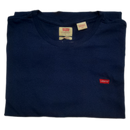 Camiseta Logo Basica® Azul Escuro Manga Curta Gola Redonda