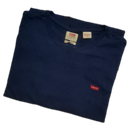 Camiseta Logo Basica® Azul Escuro Manga Curta Gola Redonda