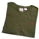 Camiseta Logo Basica® Verde Musgo Masculina Manga Curta Gola Redonda