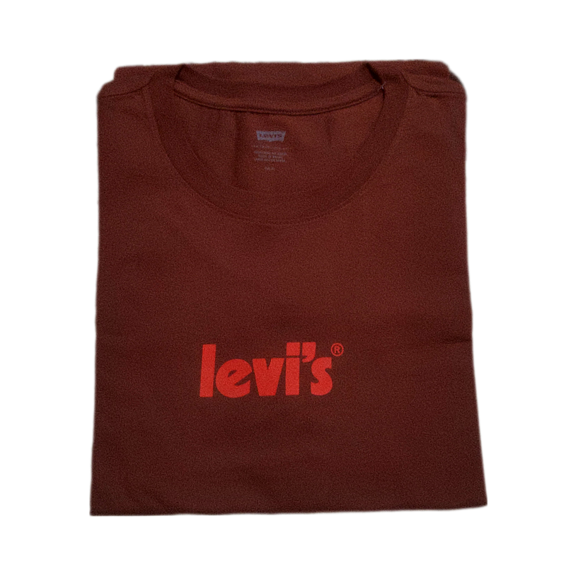 Camiseta Levi's® Transparente Pequeno Marrom Masculina