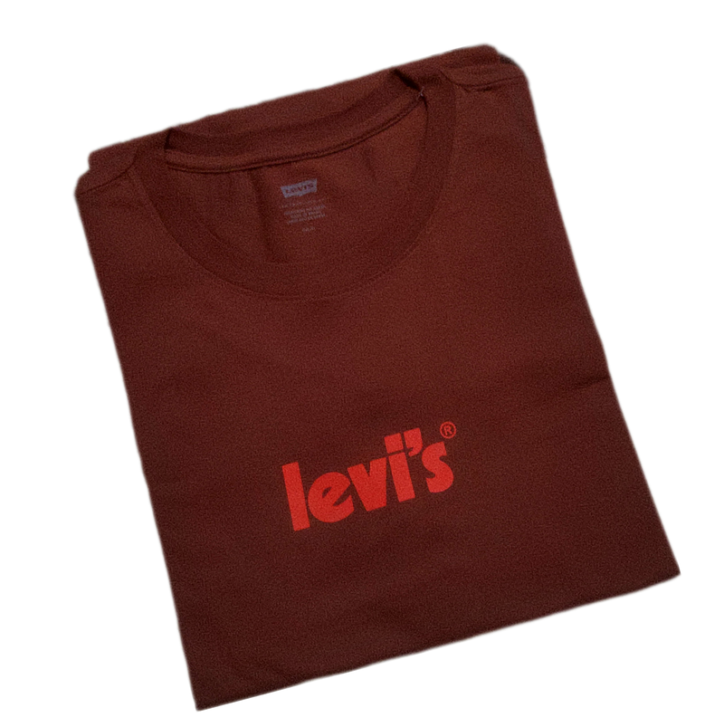 Camiseta Levi's® Transparente Pequeno Marrom Masculina