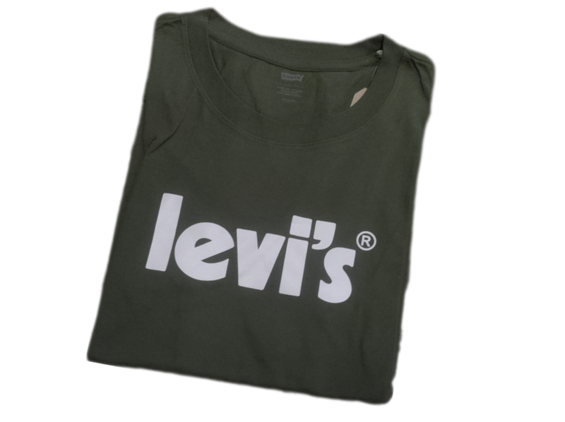 Camiseta Levi's® Transparente Grande Verde Escuro Masculina