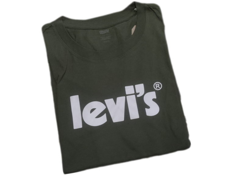 Camiseta Levi's® Transparente Grande Verde Escuro Masculina