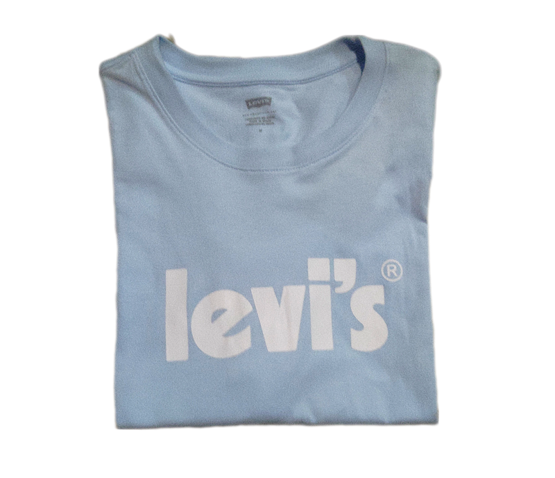 Camiseta Levi's® Transparente Grande Ciano Masculina