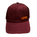 Boné Levi's® Vinho Logo Costurada Transparente