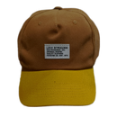 Boné Levi's® Marrom Madeira Com Amarelo Logo Placa Costurada