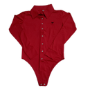 Body Bill Way Vermelho Simples