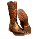 Bota Goyazes Feminina Couro De Jacaré