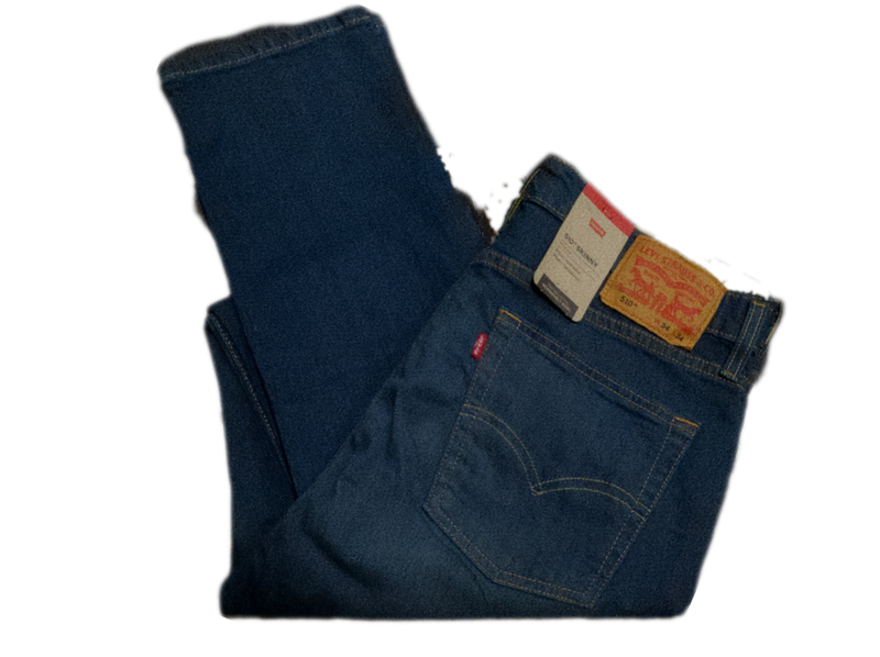 Calça LEVI'S® 510 SKINNY Azul Escura Desgastada