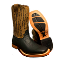 Bota Goyazes Cano Curto Marrom Detalhada Masculina