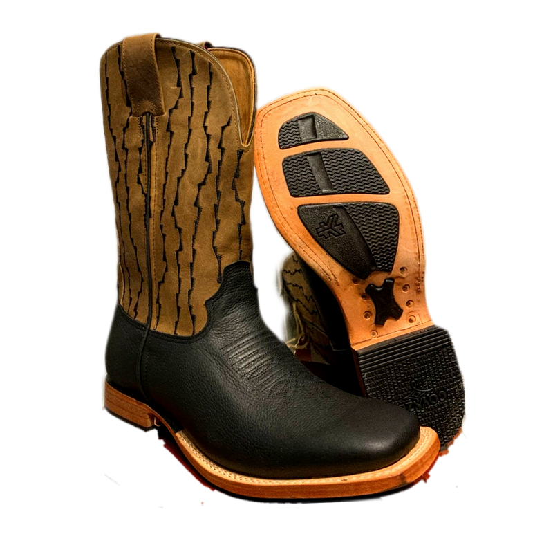 Bota Goyazes Cano Curto Marrom Detalhada Masculina