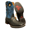 Bota Goyazes Cano Curto Azul Detalhada