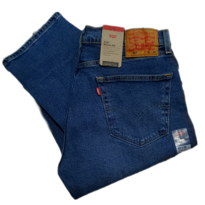 Calça LEVI'S® 505 REGULAR Cinza Azulado Básica