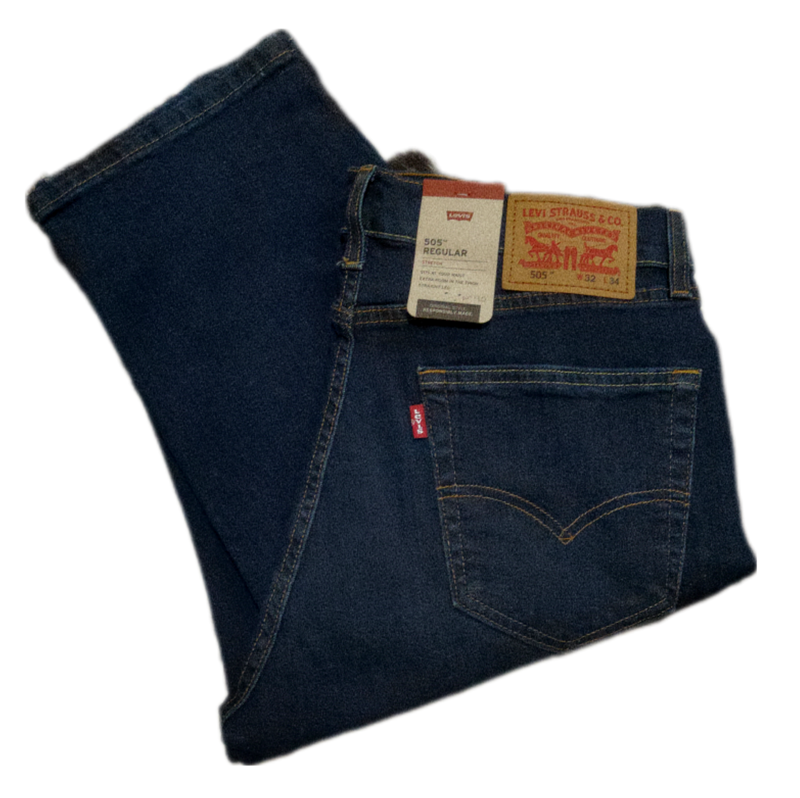 Calça LEVI'S® 505 REGULAR Azul Escuro Básica