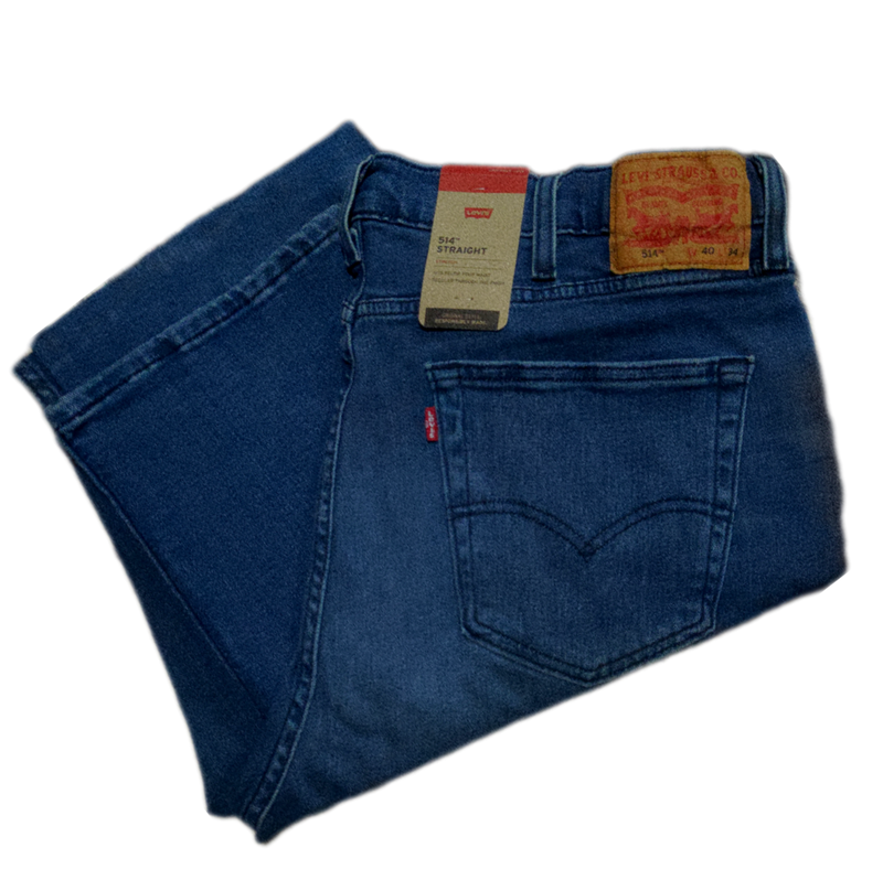 Calça LEVI'S® 514 STRAIGHT Azul Clássica