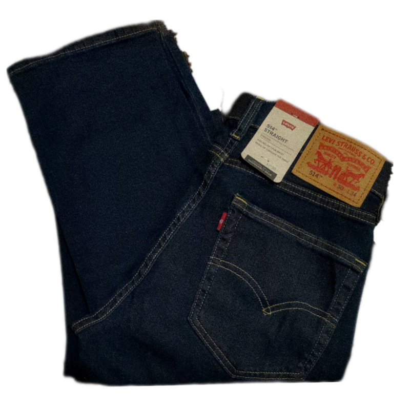 Calça LEVI'S® 514 STRAIGHT Preta Azulado