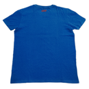 Camiseta Ombro A Ombro Azul Com Estampa masculina