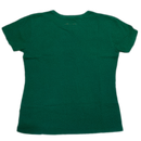 Camiseta Ombro A Ombro Verde Feminina Com Estampa