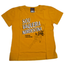 Camiseta Ombro A Ombro Amarela Feminina Com Estampa