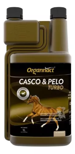 Suplemento Casco & Pelo Turbo 1 Litro Equinos - Organnact