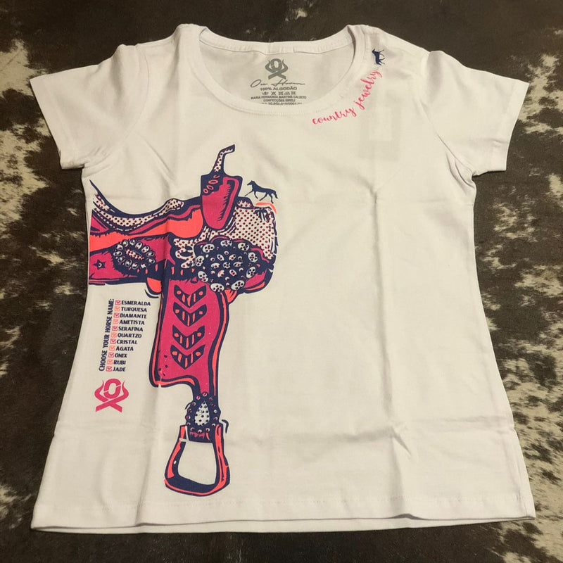 T shirt ox branca