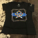 T shirt ox hope mom preta