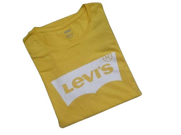 Camiseta Levi's® Slim Amarela Masculina Manga Curta Gola Redonda