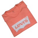 Camiseta Levi's® Rosa Masculina/Feminina Manga Curta Gola Redonda