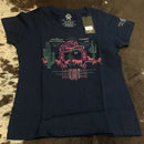 T shirt ox marinho entardecer