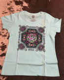 T shirt ox azul ceu herença