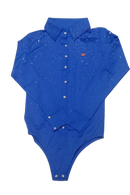 Body bill way azul com pedras