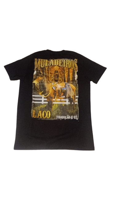 Camisa laço preta