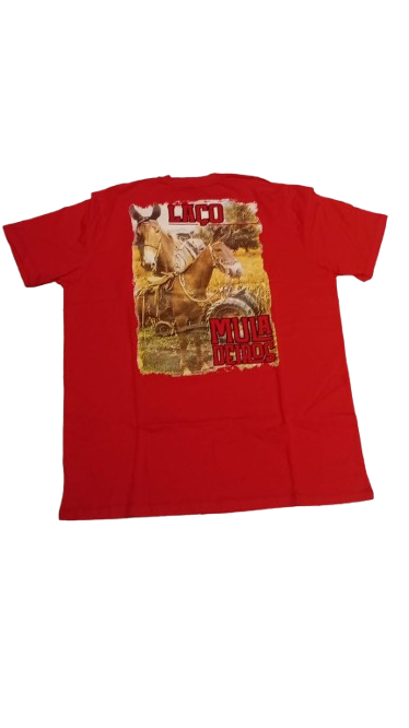 Camisa laço vermelha