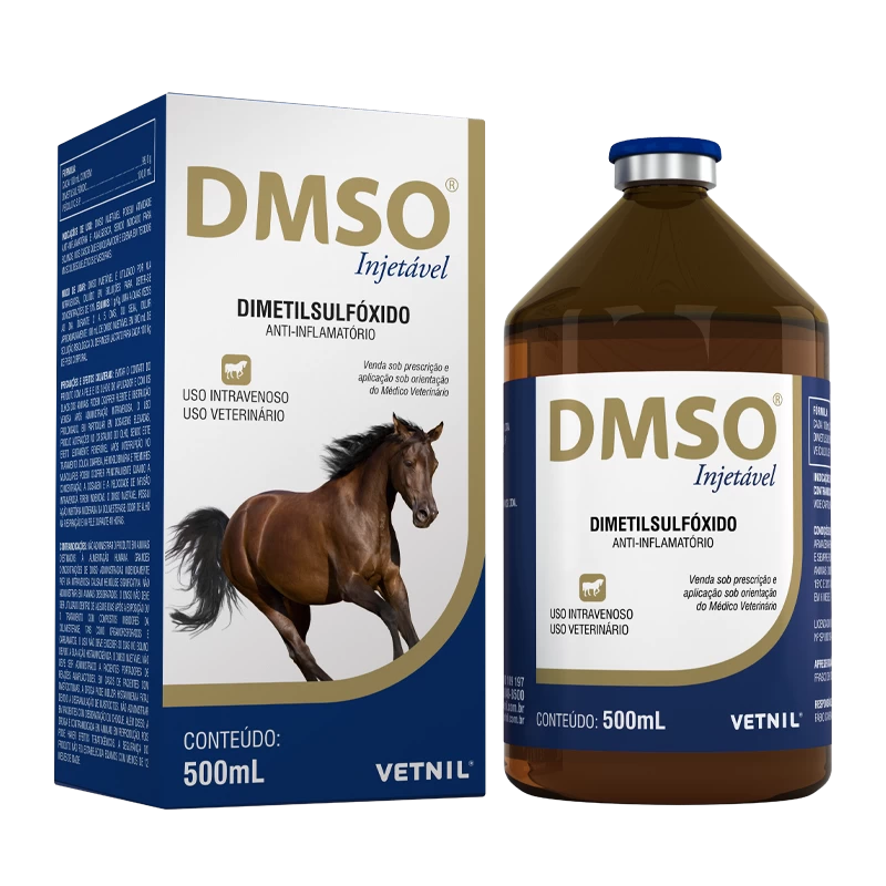 DMSO® Injetável Ação anti-inflamatória e analgésica 500ml