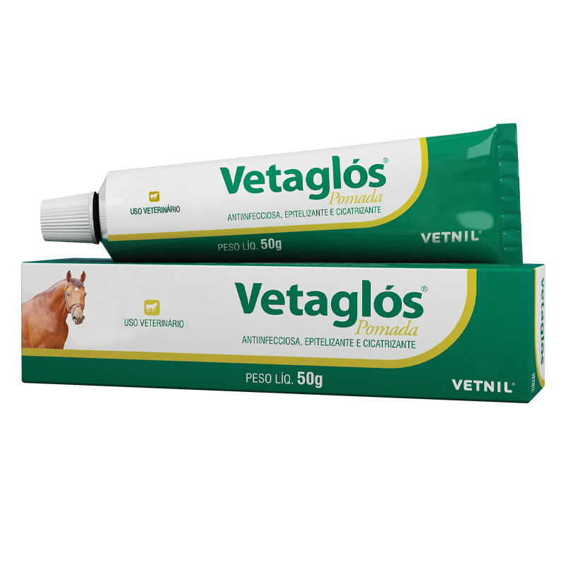 Vetaglós Pomada® 50g Anti-infecciosa, epitelizante e cicatrizante